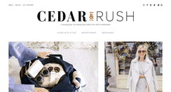 Desktop Screenshot of cedarandrush.com